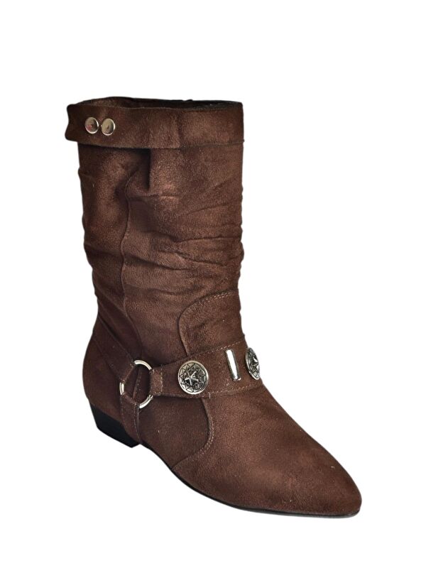 Kahverengi Kadın Bot V380519002 - Görsel 3