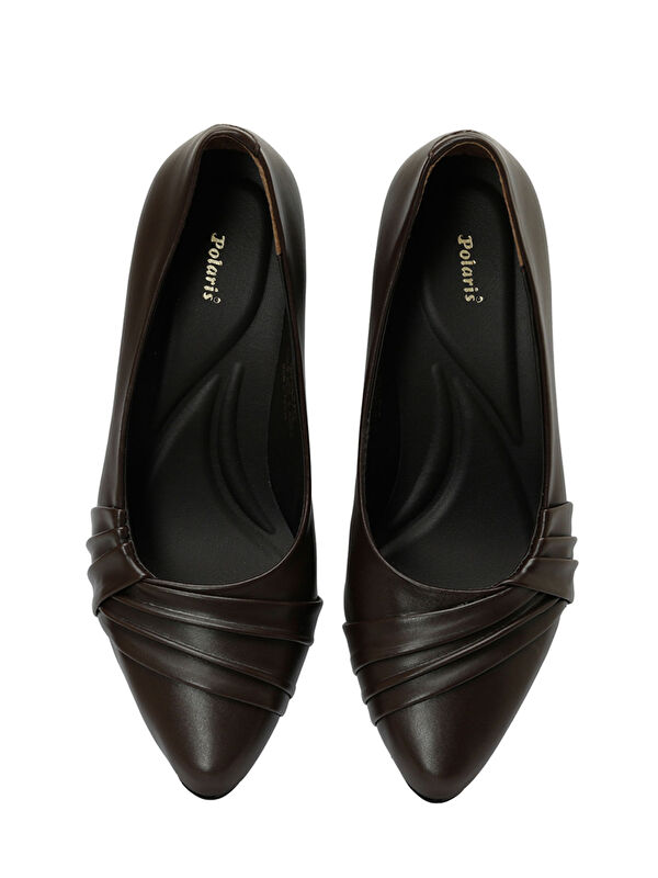 326032.Z 5PR Kahverengi Kadın Topuklu Ayakkabı - Görsel 5