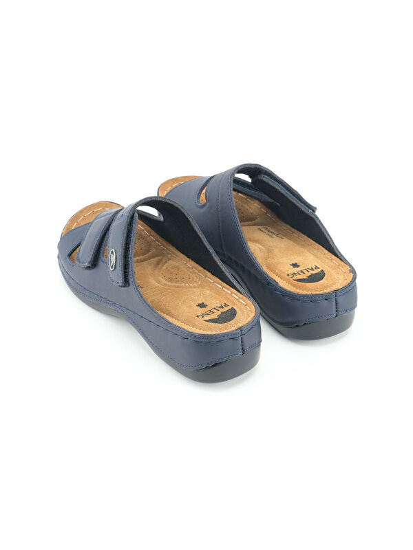 Gezer Kadın Ayarlanabilir Hakiki Deri Terlik - Görsel 5