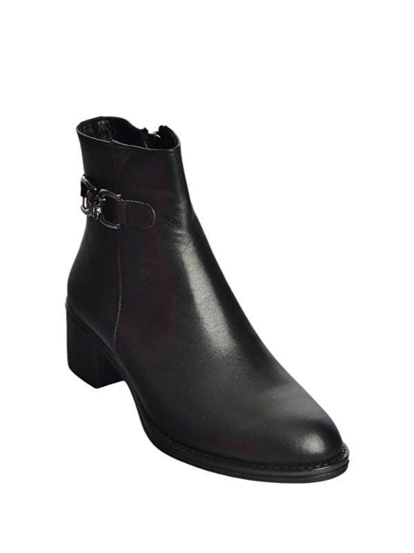 Siyah Kadın Bot V555311503 - Görsel 3