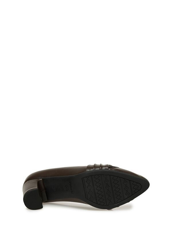 326032.Z 5PR Kahverengi Kadın Topuklu Ayakkabı - Görsel 7