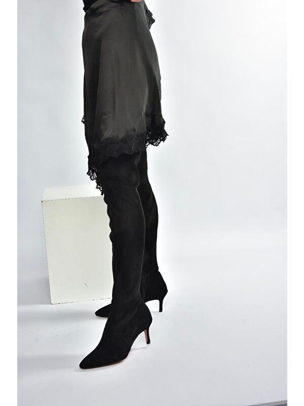 Siyah Kadın Çizme V997041602 - Görsel 4