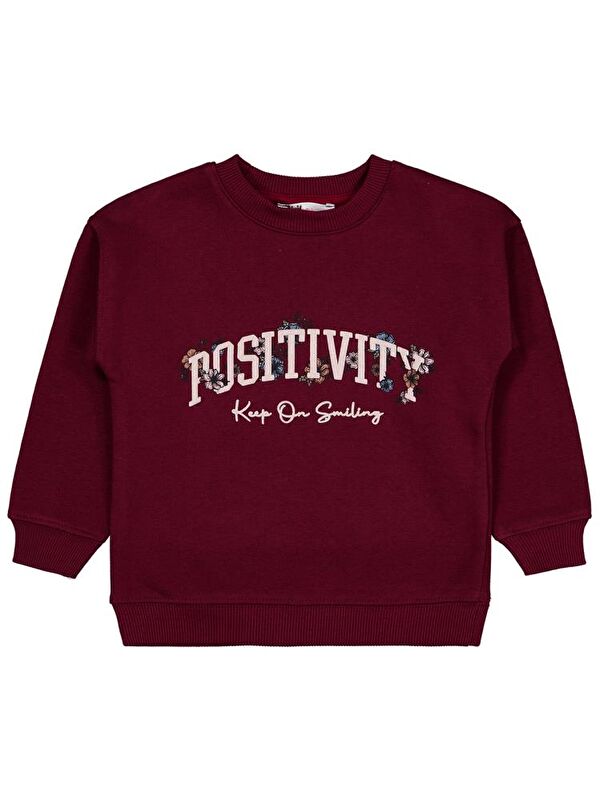 Civil Girls POSSITIVE Baskılı 2-5 Yaş Sweatshirt