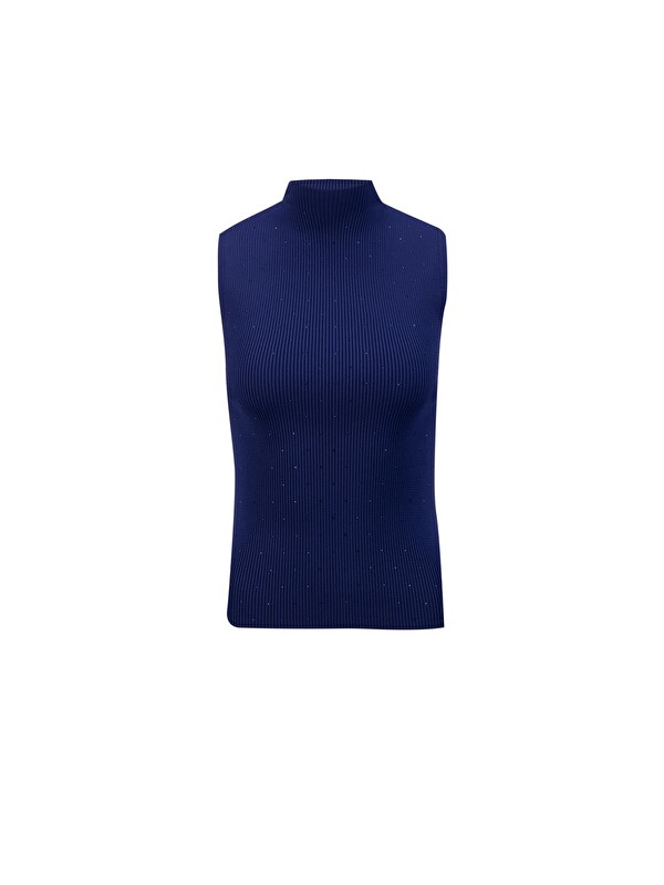 ARMİNE Taşlı Triko 24Kd2807 Lacivert