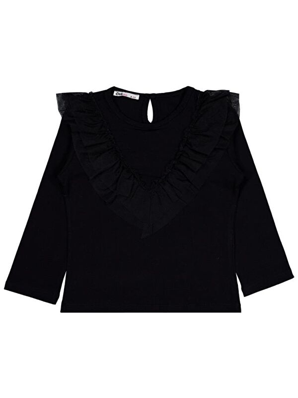Civil Girls Tül Fırfırlı 6-9 Yaş Sweatshirt