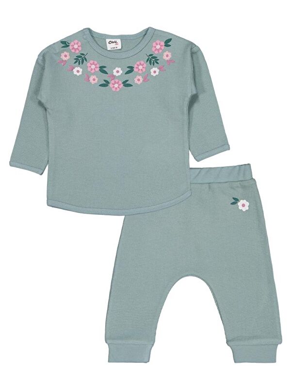Civil Baby Çiçekler Baskılı 6-18 Ay Takım