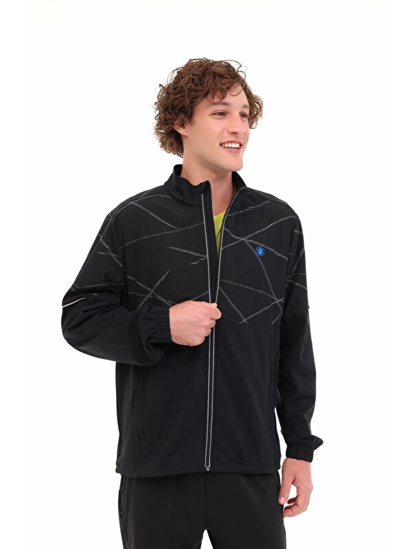 Lumberjack ML CUMIC 18M-PRF1-07 5PR Siyah Erkek Fermuarlı Sweatshirt Hırka