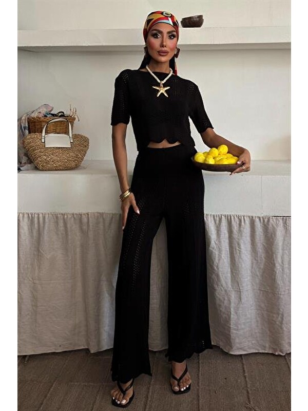 Jane's Triko Bluz Pantolon İkili Takım 10084-025