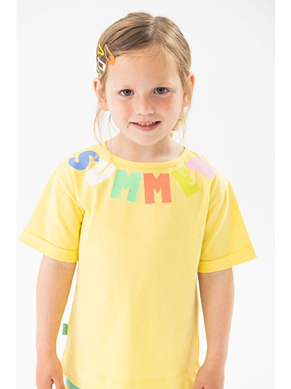 Boboli Summer Baskılı Kız Çocuk Tişört