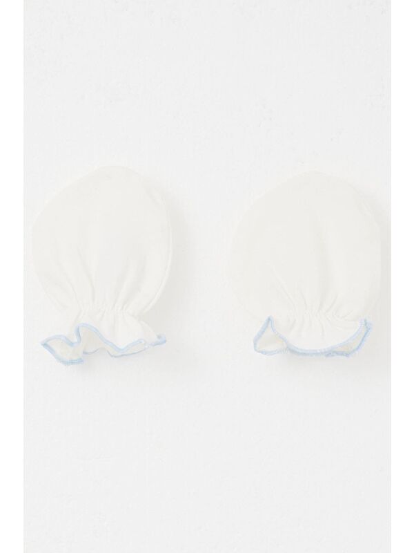 Breeze Yenidoğan Bebek Eldiven Basic Ekru (7 X 9 Cm)