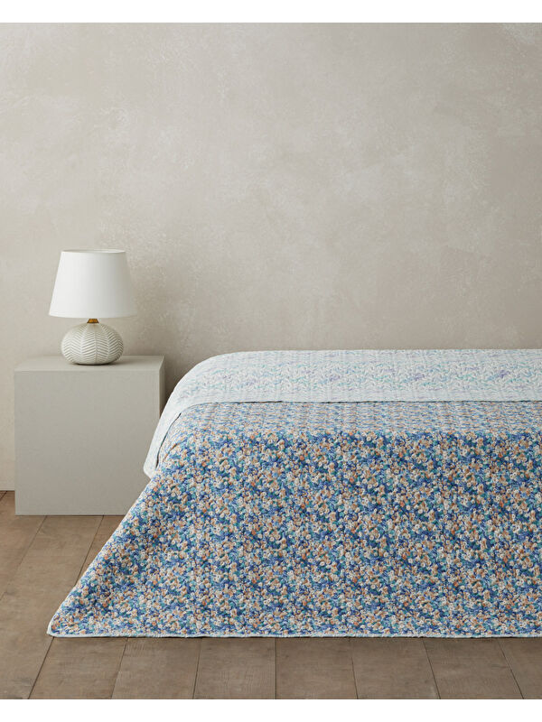English Home Blossom Haze King Size Çok Amaçlı Örtü 220x240 cm Mor