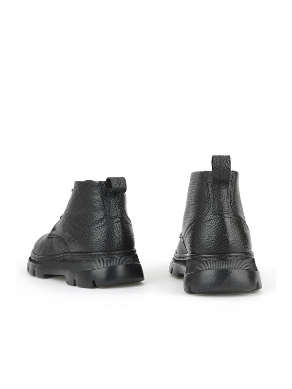 Erkek Hakiki Deri Bot 1531007Z384 Siyah - Görsel 4