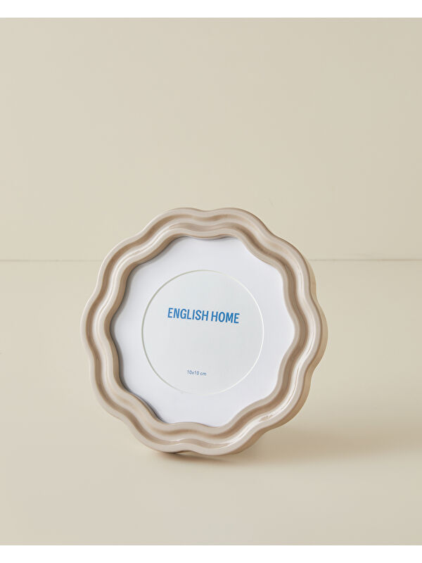 English Home Lilly Mdf Çerçeve 15x15 cm Bej