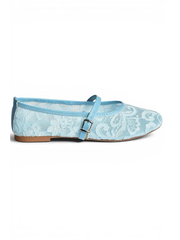 Fox Shoes Mavi Kadın Babet Y726864006