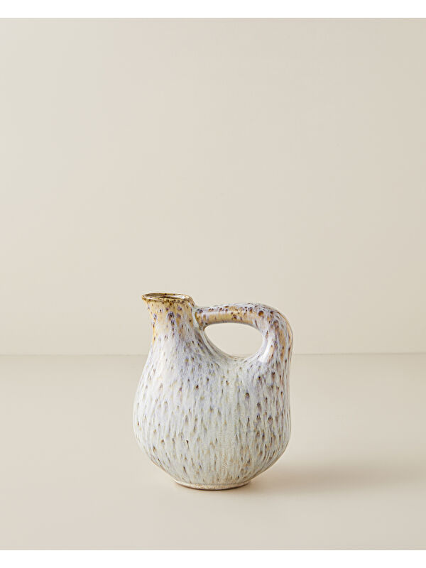 English Home Marsia Seramik Vazo 16 cm Bej