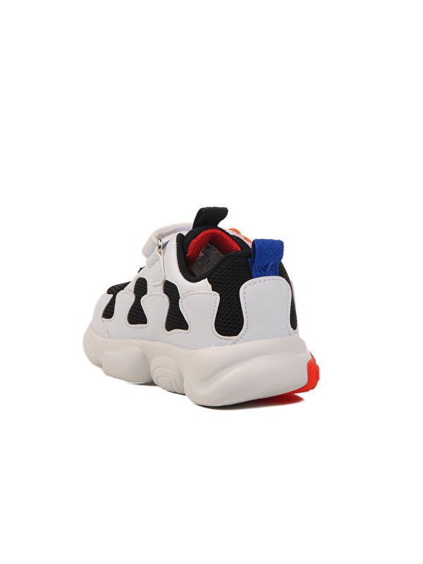 Siyah Cırtlı Fileli Hafif Erkek Çocuk Spor Ayakkabı 1914 B - Görsel 5