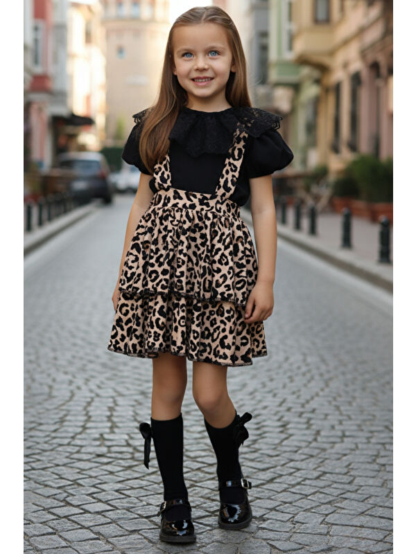 Parla Kids Kız Çocuk Askılı Jile ve Bluz Takım