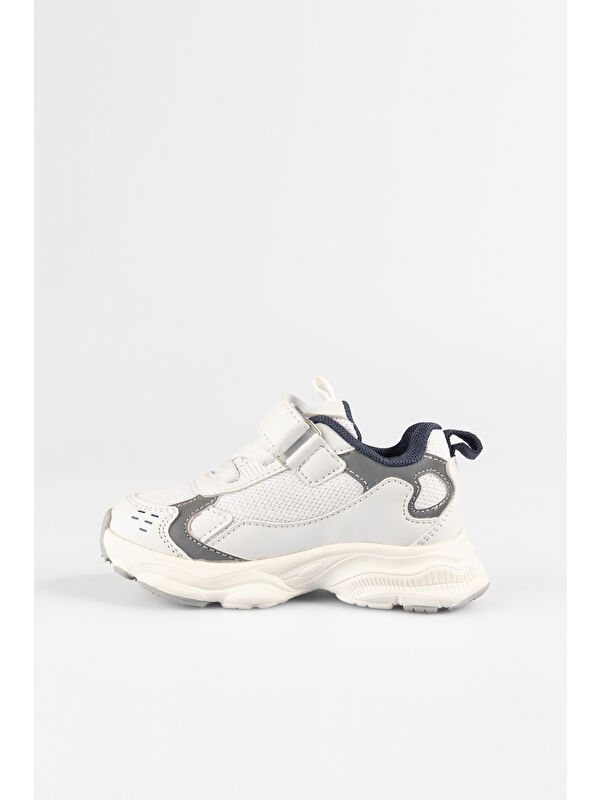 Tag Basic Erkek Bebek Beyaz Spor Ayakkabı - Görsel 5