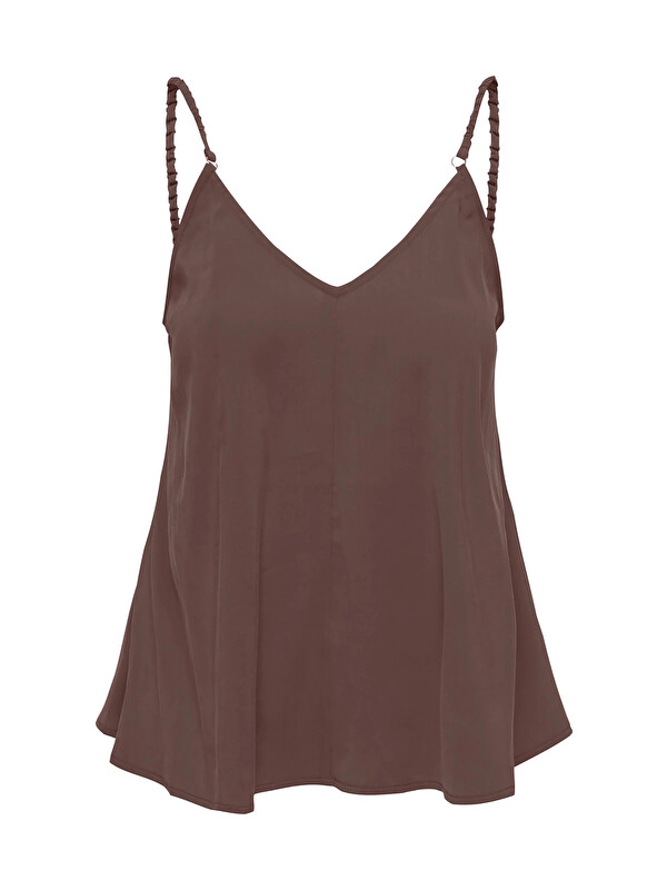 Only Onlmadeli V Yaka İnce Askılı Bluz 15373599