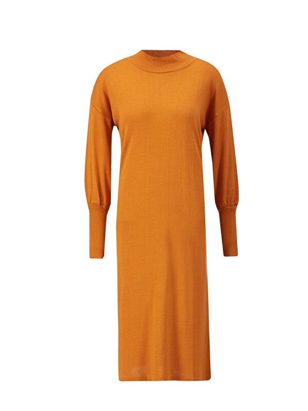ARMİNE Tunik Elbise 23Kd4249 Yanık Oranj