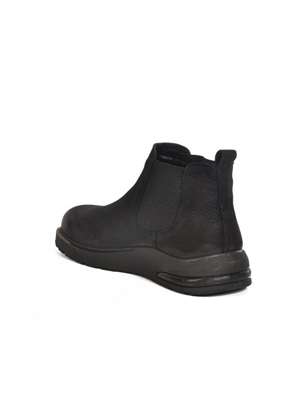 Siyah Nubuk Hakiki Deri Erkek Chelsea Bot 260042 M - Görsel 5