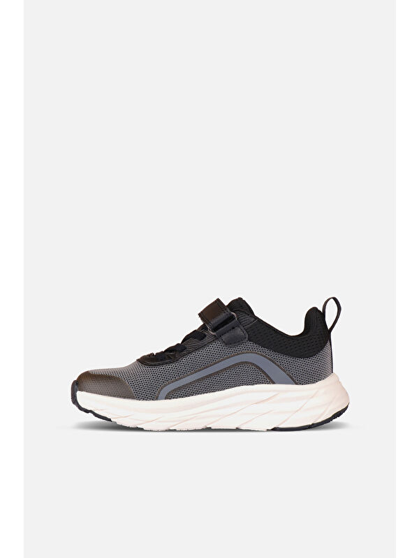 Unco Hafif Erkek Çocuk Siyah Sneaker - Görsel 3