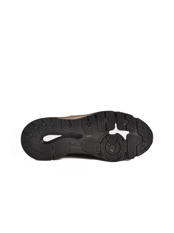 Gri Bağcıklı Hakiki Deri Erkek Spor Ayakkabı 2623 M - Görsel 6