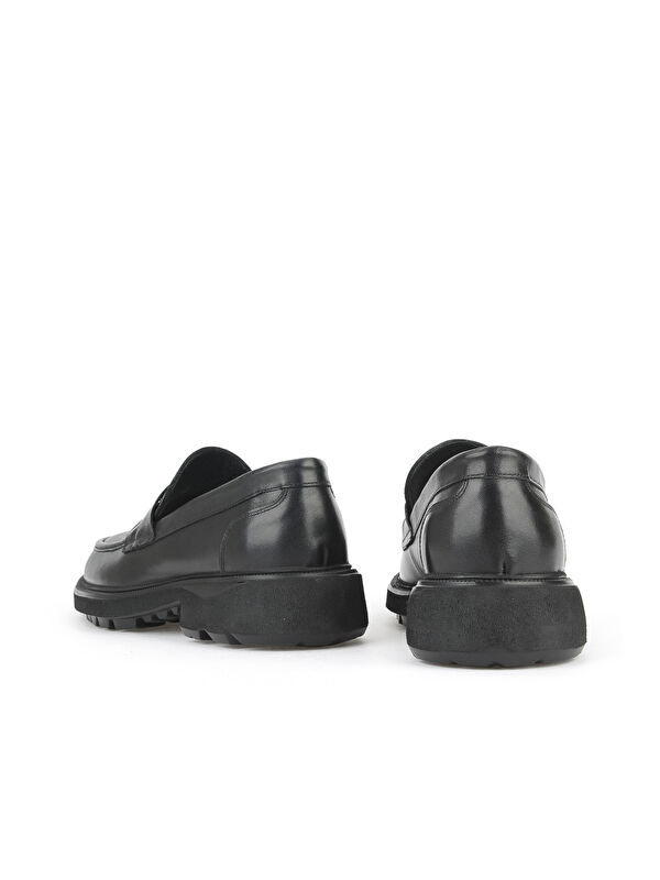 Erkek Hakiki Deri Ayakkabı 1531007Z4206 Siyah - Görsel 4