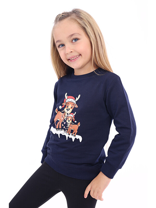 Toontoykids Unisex Çocuk Baskılı Sweatshirt