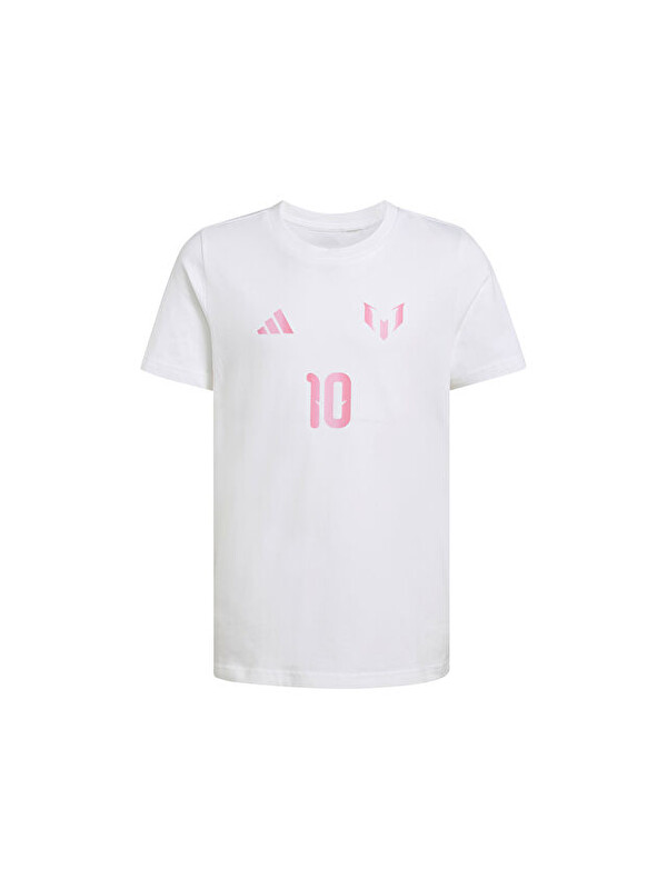 Adidas Y Messi N&N G T Çocuk Futbol Tişörtü KB9485 Beyaz