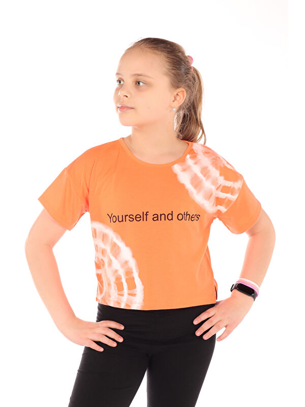 Toontoykids Kız Çocuk Baskılı Tişört