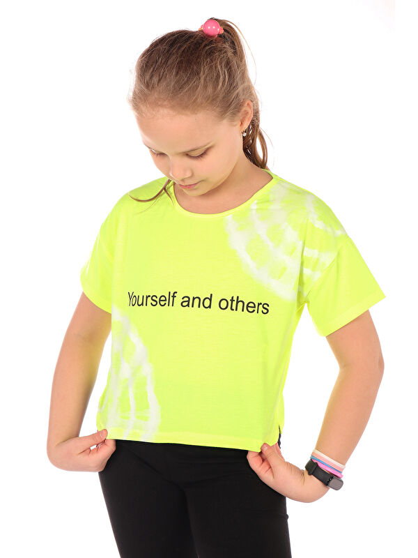 Toontoykids Kız Çocuk Baskılı Tişört