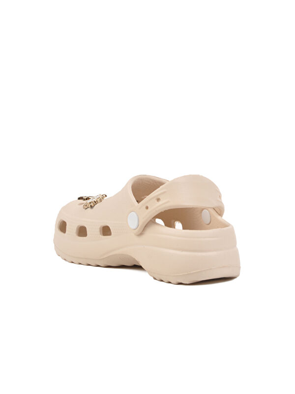 Ekru Hafif Kız Çocuk Sabo Terlik 205 F - Görsel 5