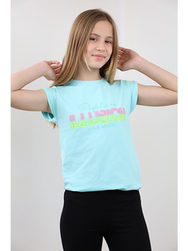 Toontoykids Kız Çocuk Baskılı Tişört