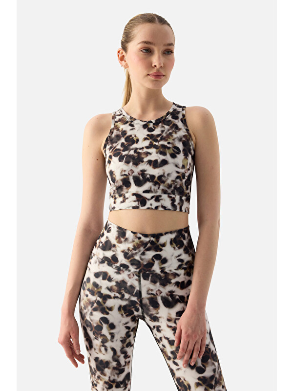 Superstacy Kar Leoparı Dijital Spor Bra