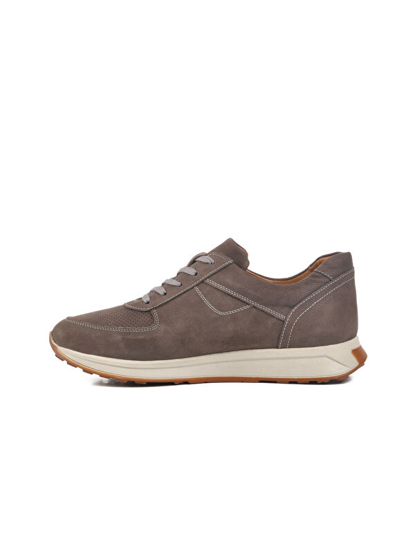 Vizon Nubuk Hakiki Deri Erkek Casual Ayakkabı Vadoo M - Görsel 3