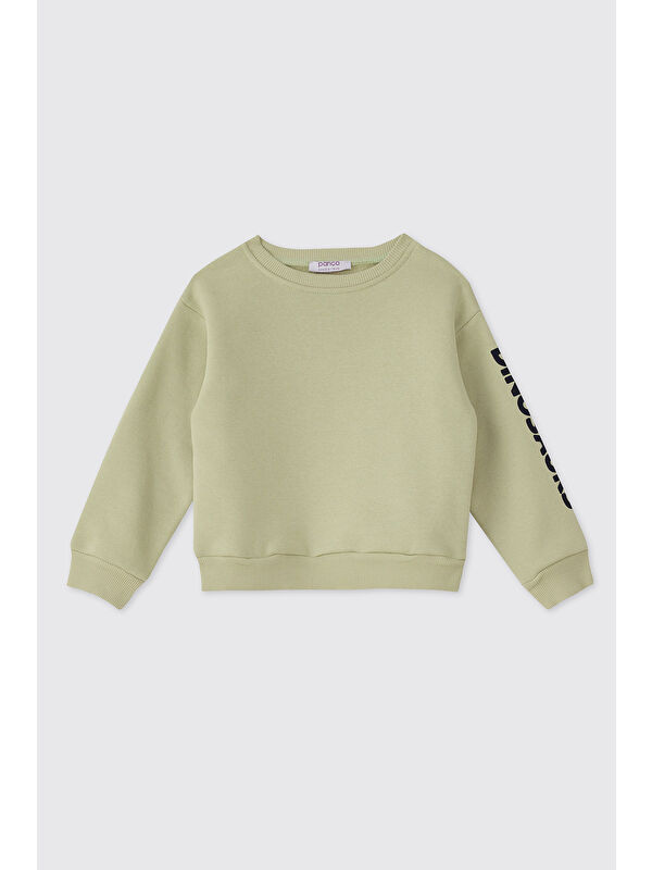 Panço Erkek Bebek Yeşil Sweatshirt