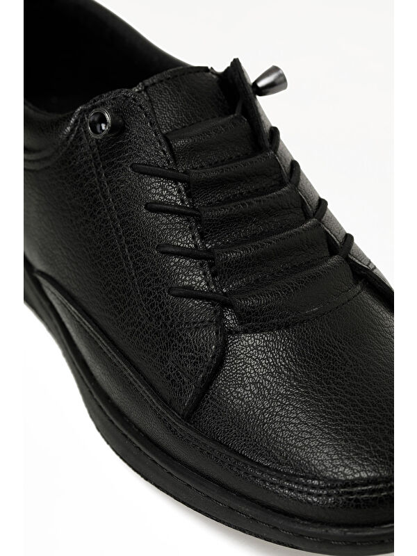 166563.Z5PR Siyah Kadın Düz Ayakkabı - Görsel 8