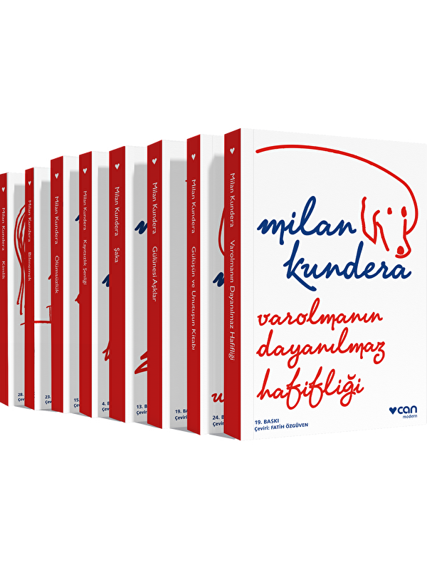 Can Yayınları Milan Kundera Seti (8 Kitap)