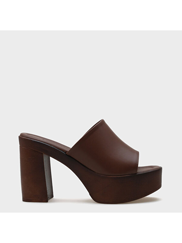 Capone Outfitters Maris Platform Tek Bantlı Kadın Terlik