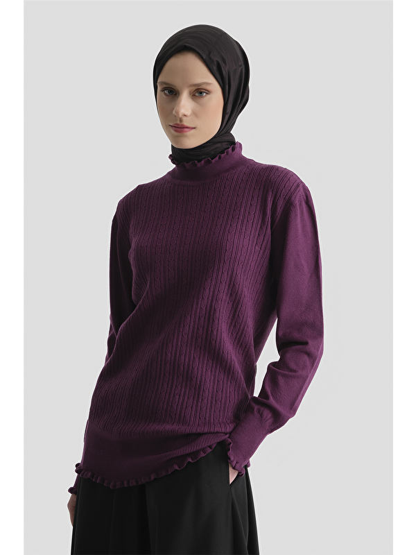ARMİNE Penye 25Kd2901 Mürdüm