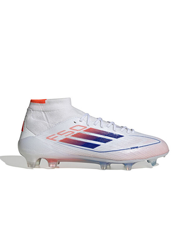 Adidas F50 Elite Mid Fg W Unisex Çim Zemin Kramponu ID9203 Beyaz