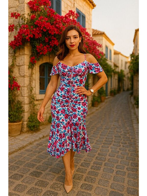 Jane's 6410 ELBİSE-PEMBE