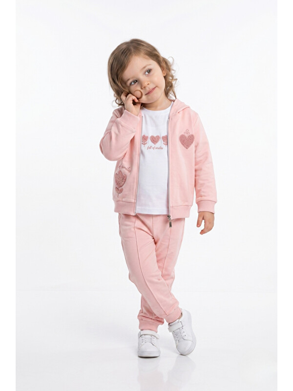 Toontoykids Kız Çocuk 3'lü Eşofman Takımı