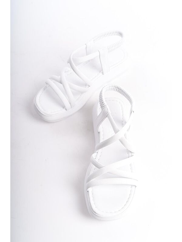 D841 Günlük Ortopedik Kadın Sandalet - Görsel 6