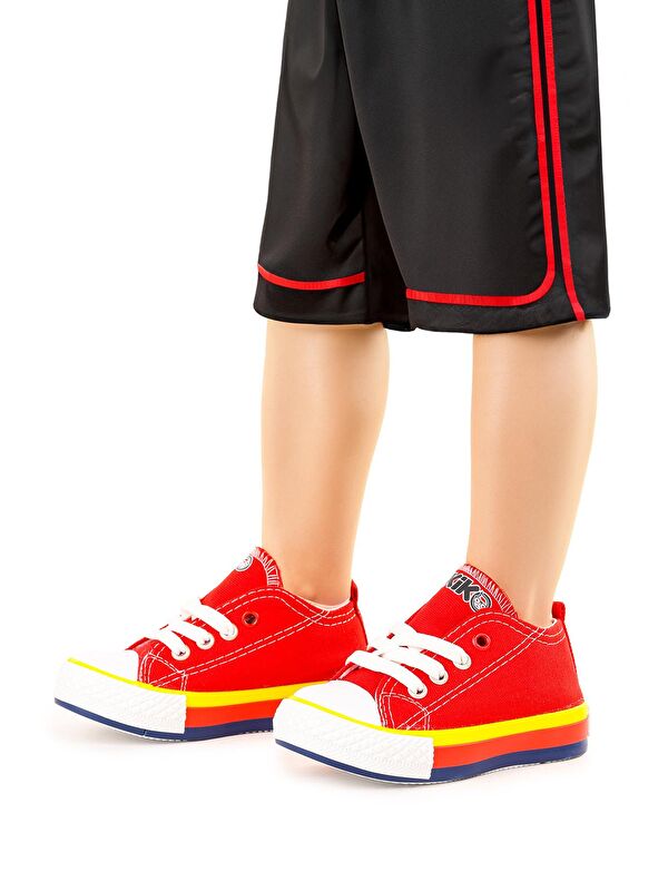 Tinna Bağcıklı Erkek Bebek Keten Spor Ayakkabı - Görsel 3