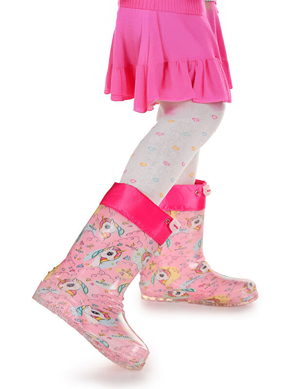 Su Geçirmez Kız Çocuk Yağmur Çizmesi - Görsel 4