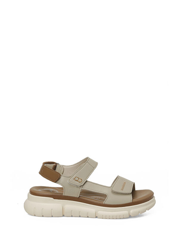 Polaris 5 Nokta 105798.Z Bej Kadın Comfort Sandalet