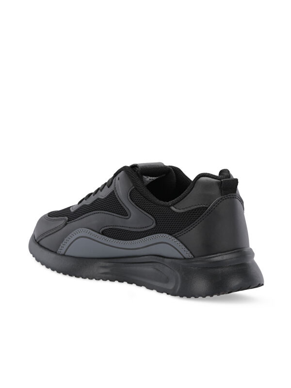 ENRIQUE Erkek Sneaker Ayakkabı Siyah / Siyah - Görsel 4