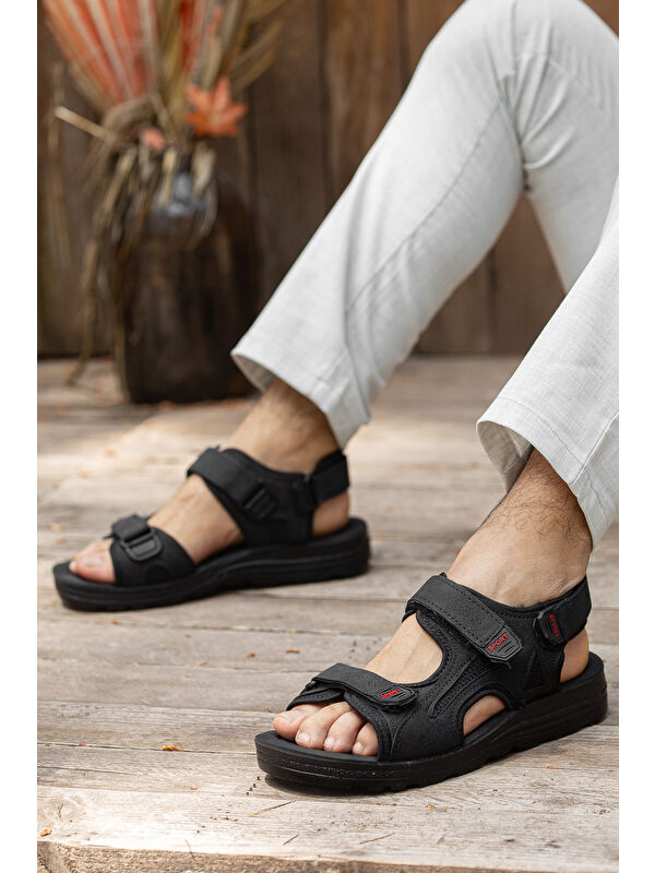 Sandalo Günlük Ortopedik Confort Erkek Sandalet - Görsel 4